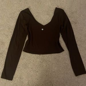 Lululemon long sleeve align color Java